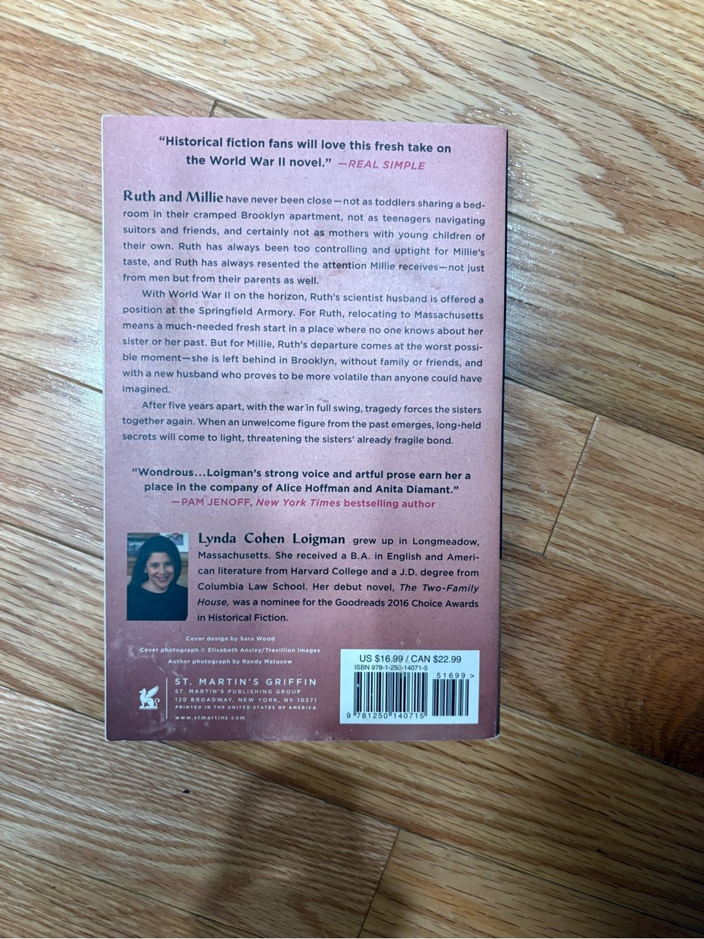 The Wartime Sisters by Lynda Cohen Loigman - Trade Paperback Novel - Picture 2 of 3